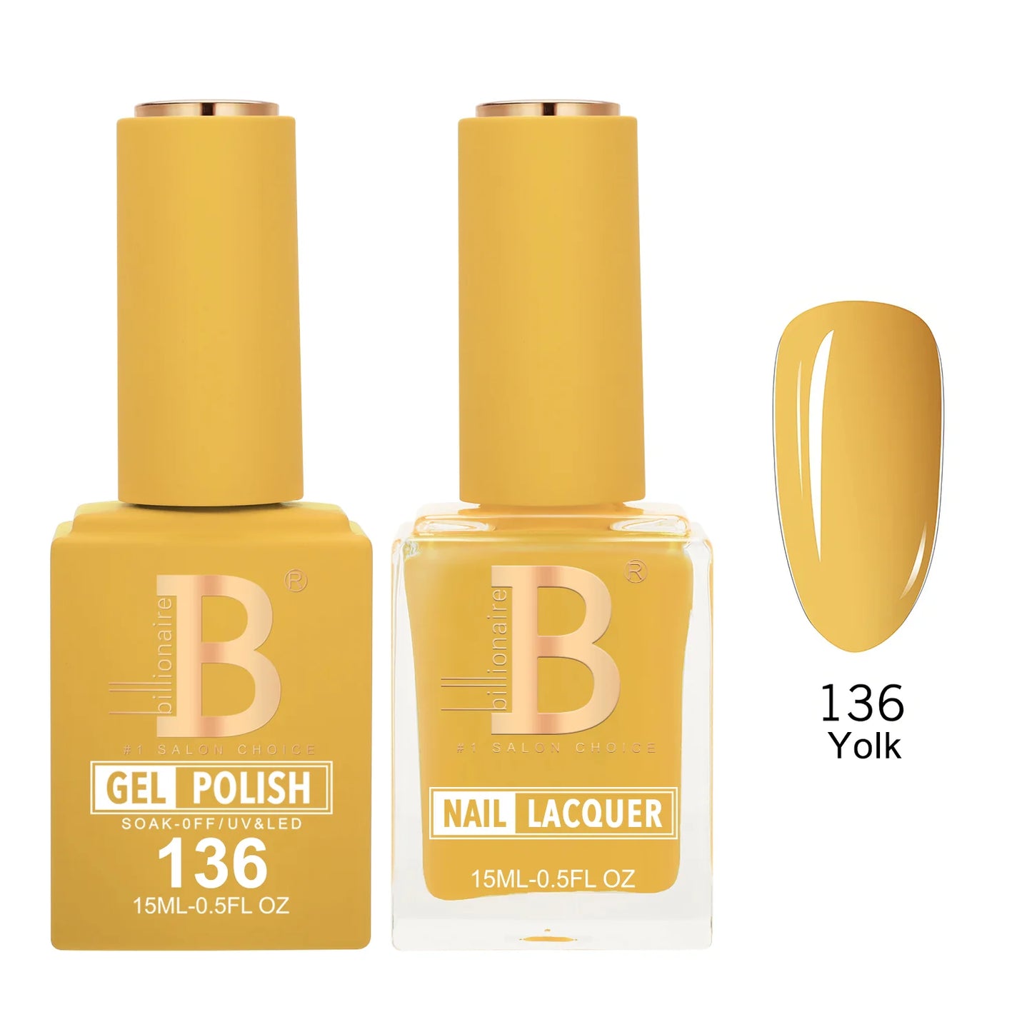Billionaire Imperial Gel & Nail Lacquer - 136