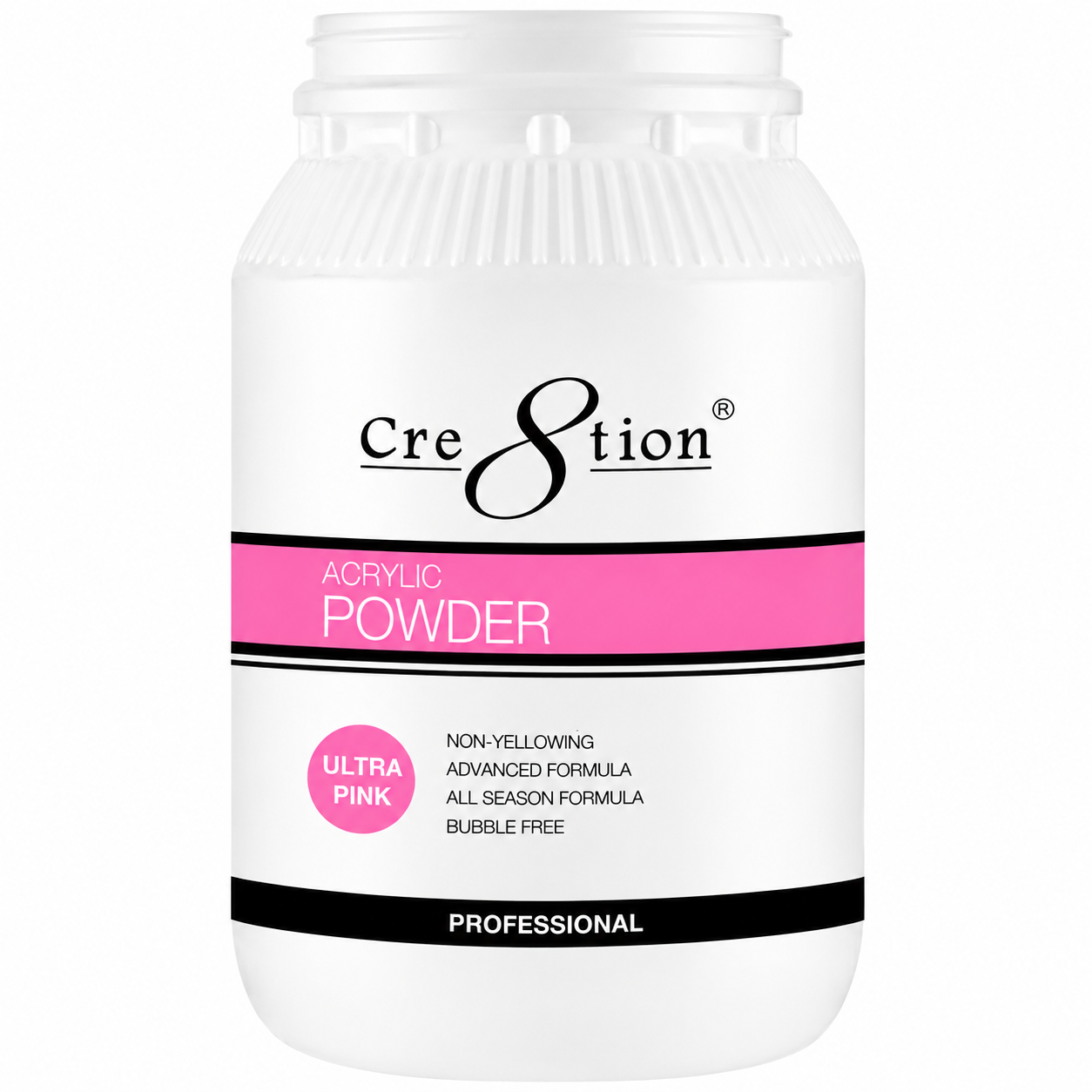 Cre8tion Acrylic Powder - Ultra Pinker 5.5 lbs