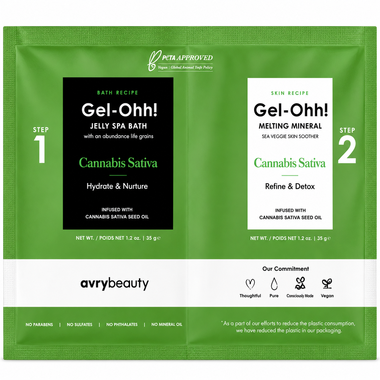 Jelly Spa 2in1 Cannabis Sativa (Case 120Pcs)