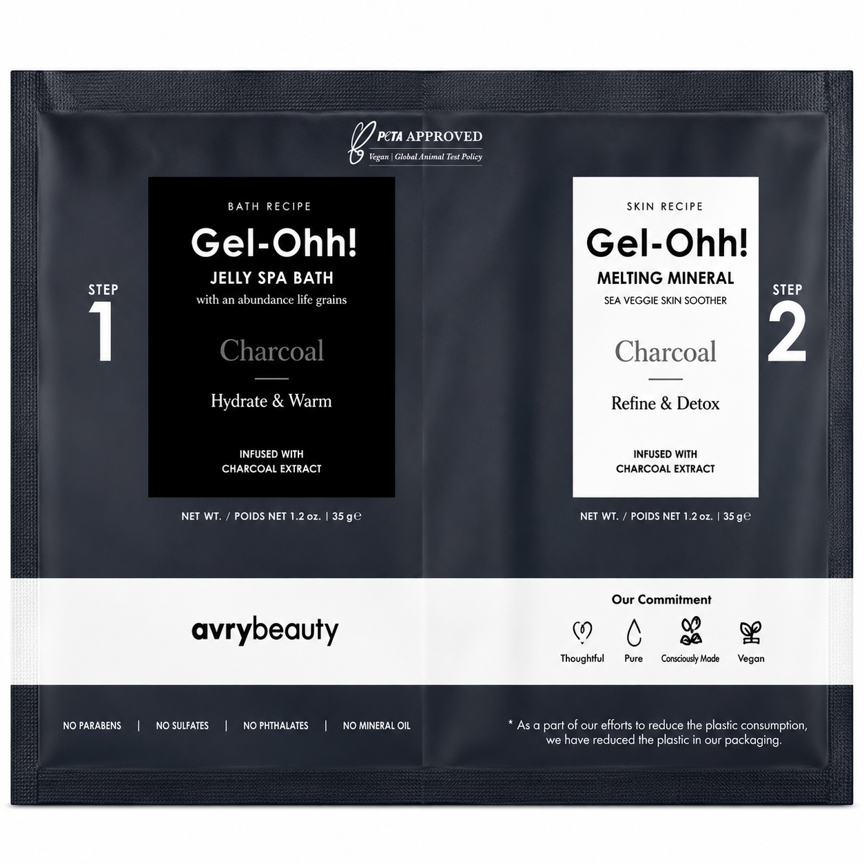 Jelly Spa 2in1 Charcoal (Case 120Pcs)