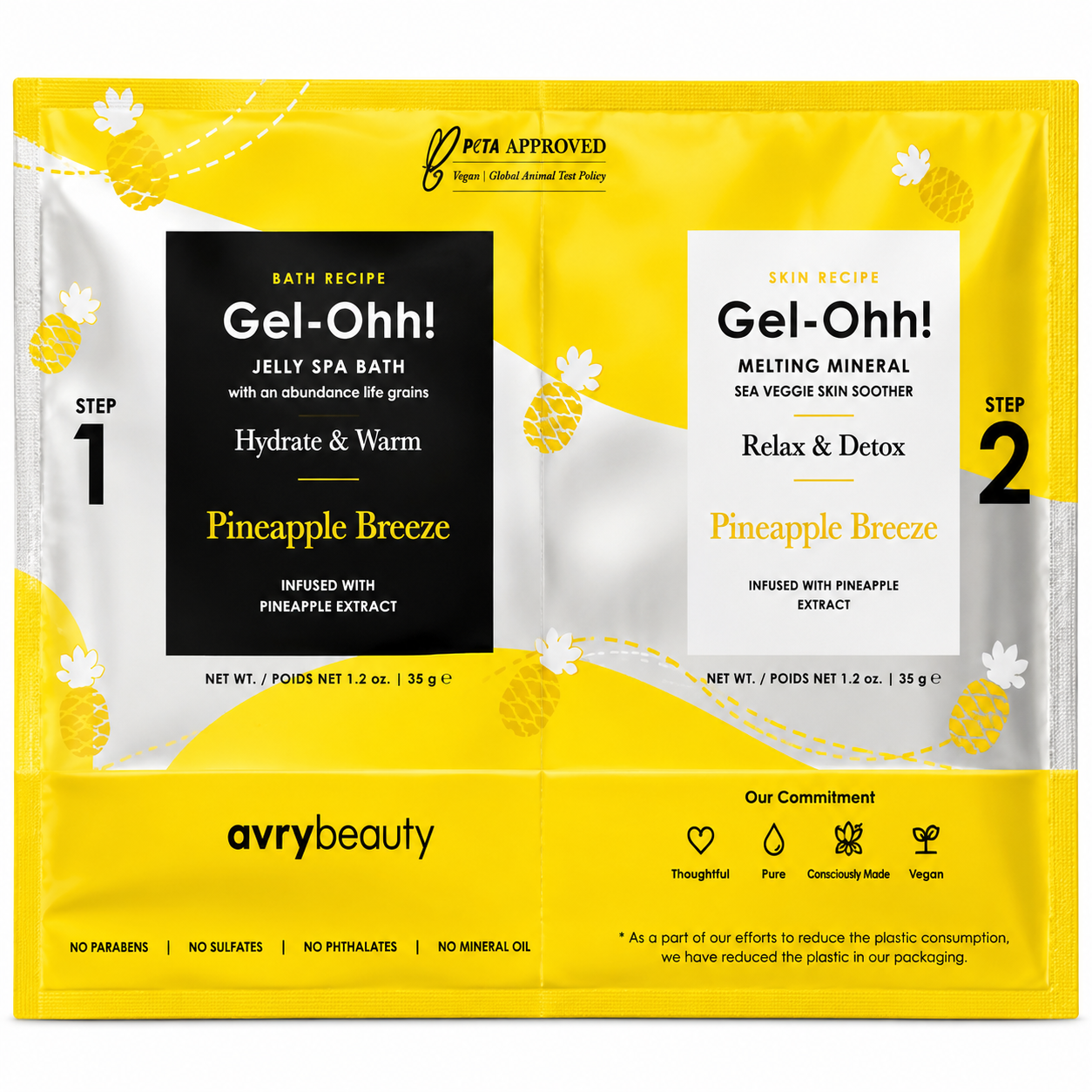 Jelly Spa 2in1 Pineapple Breeze (Case 120Pcs)