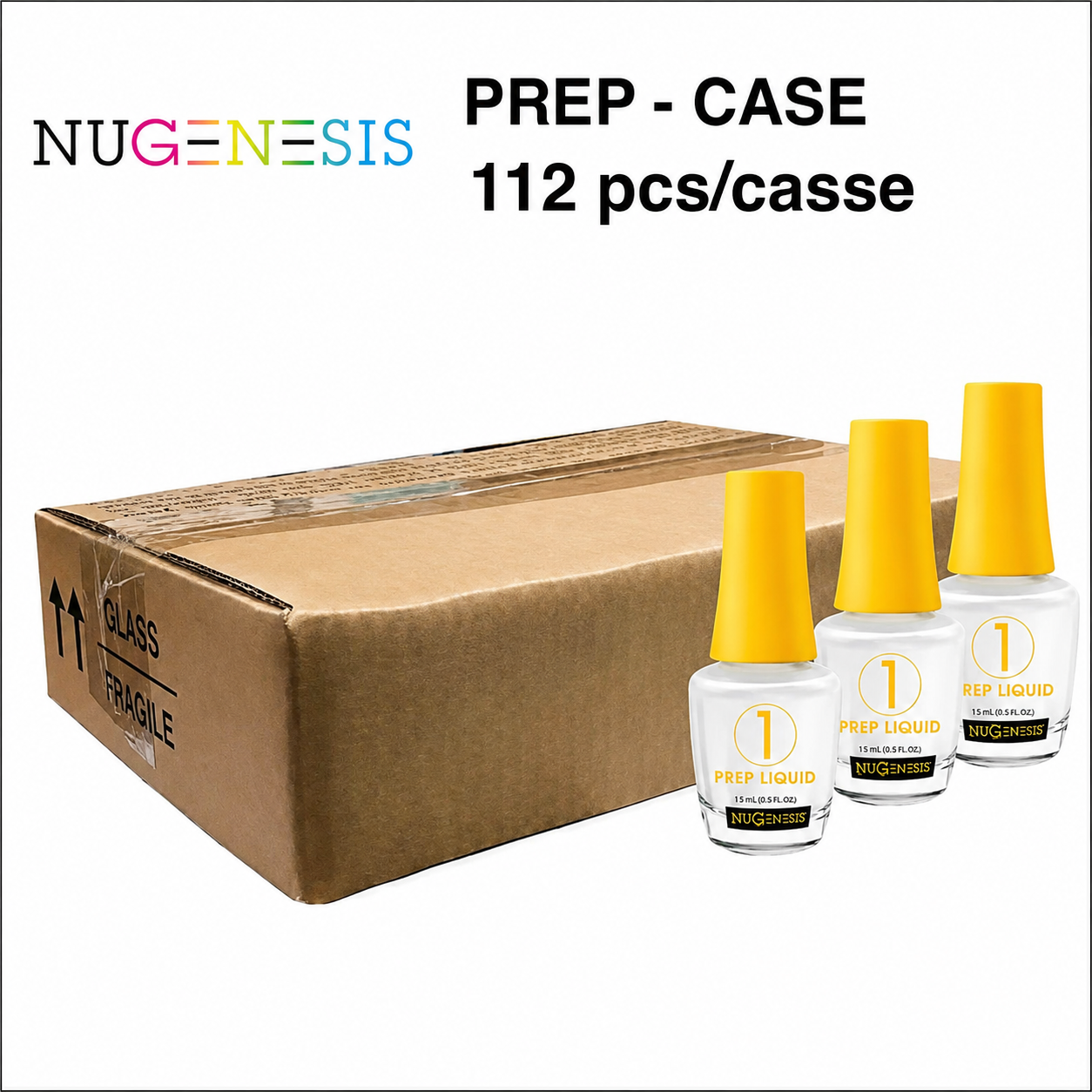 Nugenesis Dipping Liquid 0.5oz, #01 Prep (Yellow Cap)