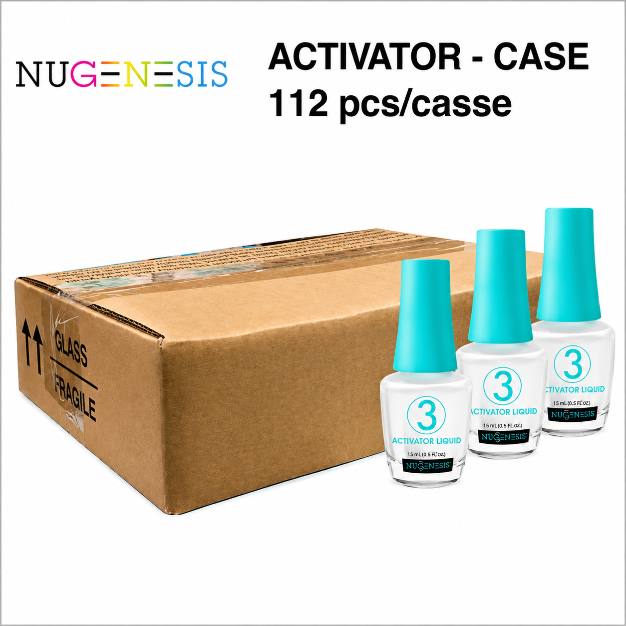 Nugenesis Dipping Liquid 0.5oz, #03 Activator Liquid (Teal Cap)