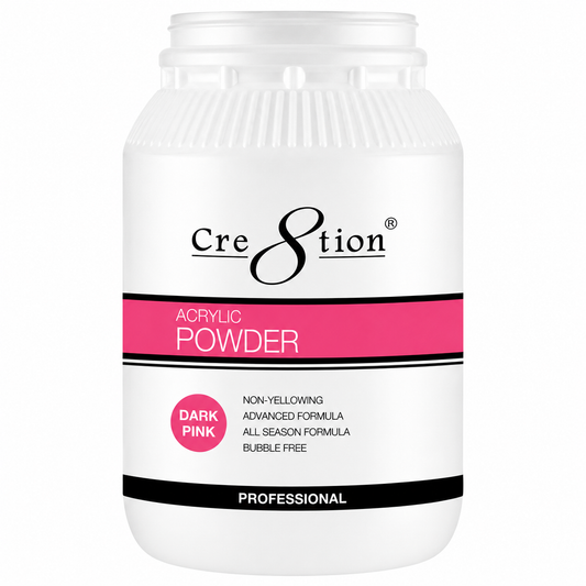 Cre8tion Acrylic Powder - Dark Pink 5.5 lbs