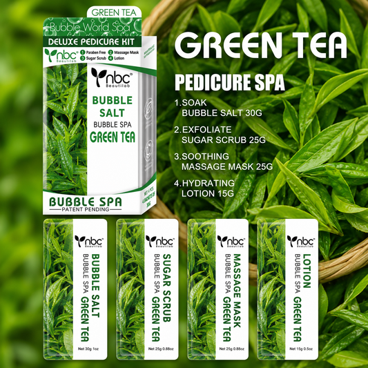 NBC Bubble Spa 4 Steps  Green Tea (Case 50 Set)