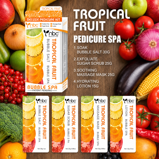 NBC Bubble Spa 4 Steps Tropical Fruit (Case 50 Set)