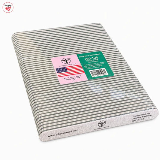 PHOENIX Nail File ZEBRA ROUND FILE 100/100