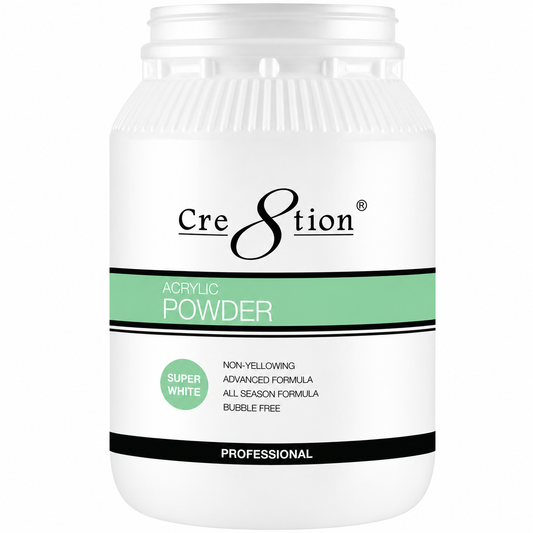 Cre8tion Acrylic Powder - Super White 5.5 lbs