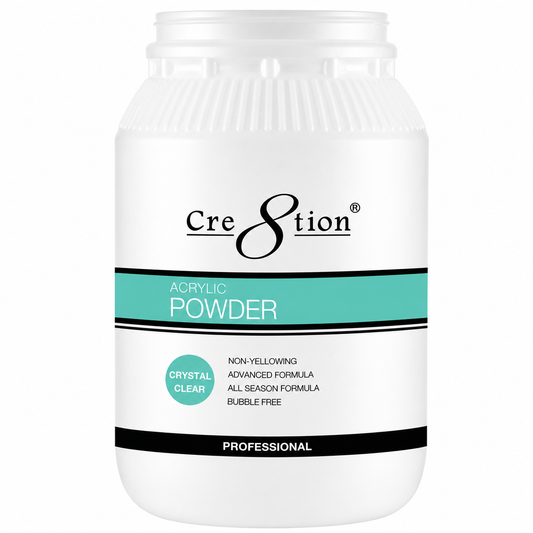 Cre8tion Acrylic Powder - Crystal Clear 5.5 lbs